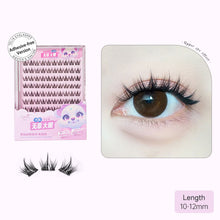 Load image into Gallery viewer, Self-adhesive Glue Free False Eyelashes Reusable DIY Segmented DIY Lashes Clusters No Glue Needed Natural Soft Lashes