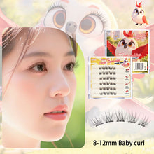 Load image into Gallery viewer, DIY Clusters Lashes False Eyelashes Fox-style Glue-free Self Adhesive Eyelashes 6 Rows U-shaped False Eyelashes Makeup Tool