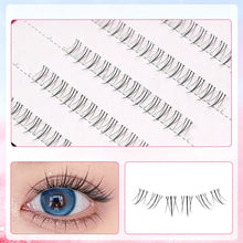 Load image into Gallery viewer, 6Rows Self Adhesive Indivudal Lashes Glue-free False Eyeash Natural Segmented False Lashes Cluster DIY Eyelash Extension Makeup