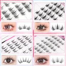 Load image into Gallery viewer, 6Rows Self Adhesive Indivudal Lashes Glue-free False Eyeash Natural Segmented False Lashes Cluster DIY Eyelash Extension Makeup