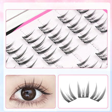 Load image into Gallery viewer, 6Rows Self Adhesive Indivudal Lashes Glue-free False Eyeash Natural Segmented False Lashes Cluster DIY Eyelash Extension Makeup