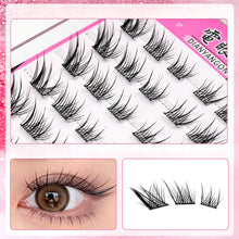 Load image into Gallery viewer, 6Rows Self Adhesive Indivudal Lashes Glue-free False Eyeash Natural Segmented False Lashes Cluster DIY Eyelash Extension Makeup