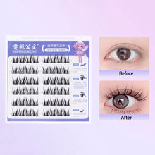 Load image into Gallery viewer, 6/10 Rows Glue-free False Eyelashes Sunflower Wispy Idol Lashes Enlarge Eyes Natural Self Adhesive Eyelash Extension