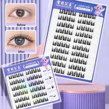 Load image into Gallery viewer, 6/10 Rows Glue-free False Eyelashes Sunflower Wispy Idol Lashes Enlarge Eyes Natural Self Adhesive Eyelash Extension