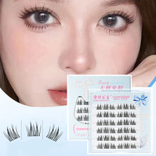 Load image into Gallery viewer, Ultra-thin Lashes Zero-touch Sunflower False Eyelashes Natural Clusters Lashes with Eyelash No-glue Self Adhesive Eyelashes Makeup