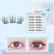 Load image into Gallery viewer, Ultra-thin Lashes Zero-touch Sunflower False Eyelashes Natural Clusters Lashes with Eyelash No-glue Self Adhesive Eyelashes Makeup
