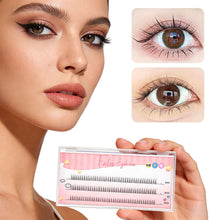 Load image into Gallery viewer, Soft Bottom Lashes Single Root Lower Eyelashes Wildcat False Eyelashes Grafting Collection Curly Natural Slender Lower Eyelashes