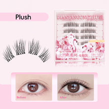 Load image into Gallery viewer, 6Rows Adhesive Free Segmented False Eyelashes Natural Single Cluster Ultra-fine Self-adhesive Novice False Eyelashes