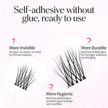 Load image into Gallery viewer, 6Rows Adhesive Free Segmented False Eyelashes Natural Single Cluster Ultra-fine Self-adhesive Novice False Eyelashes
