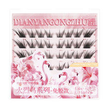 Load image into Gallery viewer, 6Rows Adhesive Free Segmented False Eyelashes Natural Single Cluster Ultra-fine Self-adhesive Novice False Eyelashes