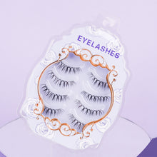 Load image into Gallery viewer, False Eyelashes Cat Eye Eyelashes Invisible Clear Band Lashes Lash Clusters Natural Lashes Extension Makeup 3D Lashes