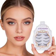 Load image into Gallery viewer, False Eyelashes Cat Eye Eyelashes Invisible Clear Band Lashes Lash Clusters Natural Lashes Extension Makeup 3D Lashes