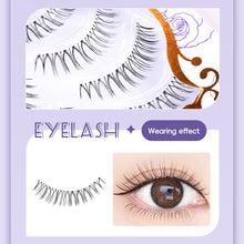Load image into Gallery viewer, False Eyelashes Cat Eye Eyelashes Invisible Clear Band Lashes Lash Clusters Natural Lashes Extension Makeup 3D Lashes