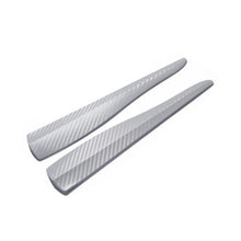 Load image into Gallery viewer, 2Pcs Universal Car Bumper Corner Protector Front Rear Anti-Collision Rubber Strip Carbon Fiber Pattern Edge Guard Scratch Proof Self-Adhesive