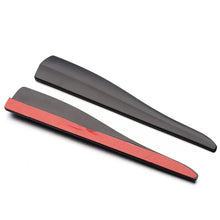 Load image into Gallery viewer, 2Pcs Universal Car Bumper Corner Protector Front Rear Anti-Collision Rubber Strip Carbon Fiber Pattern Edge Guard Scratch Proof Self-Adhesive