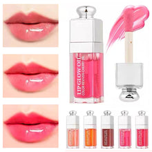 Load image into Gallery viewer, Lip Plump Lip Oil Moisturizing Lip Gloss Mirror Water for Lips Plumping Exfoliating Pink Plumping Gloss Oil