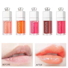 Load image into Gallery viewer, Lip Plump Lip Oil Moisturizing Lip Gloss Mirror Water for Lips Plumping Exfoliating Pink Plumping Gloss Oil