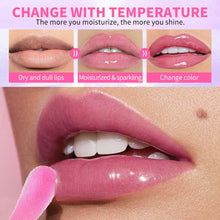 Load image into Gallery viewer, Lip Plump Lip Oil Moisturizing Lip Gloss Mirror Water for Lips Plumping Exfoliating Pink Plumping Gloss Oil