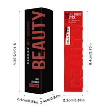 Load image into Gallery viewer, 6 Colors of Long-Lasting Velvet Liquid Lipstick with Matte Texture Waterproof Non-Stick Cup Professional Lip Makeup Products