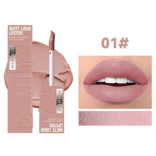 Load image into Gallery viewer, 6 Colors of Long-Lasting Velvet Liquid Lipstick with Matte Texture Waterproof Non-Stick Cup Professional Lip Makeup Products