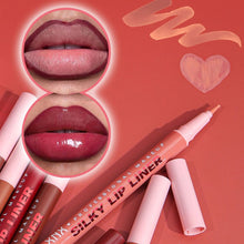 Load image into Gallery viewer, Lip Liner Pencil Long Lasting Waterproof Smudge Proof Nude Pink Brown Lip Liner Makeup Matte Creamy Lip Pencil for Women