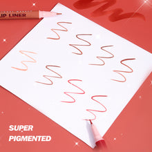 Load image into Gallery viewer, Lip Liner Pencil Long Lasting Waterproof Smudge Proof Nude Pink Brown Lip Liner Makeup Matte Creamy Lip Pencil for Women
