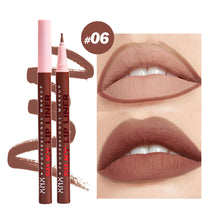 Load image into Gallery viewer, Lip Liner Pencil Long Lasting Waterproof Smudge Proof Nude Pink Brown Lip Liner Makeup Matte Creamy Lip Pencil for Women
