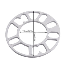 Load image into Gallery viewer, Universal Car Wheel Spacer 3mm 5mm 8mm 10mm Alloy Aluminum Hub Centric Spacer for 4x100 4x114.3 5x100 5x108 5x114.3 5x120 ET Offset Adjuster