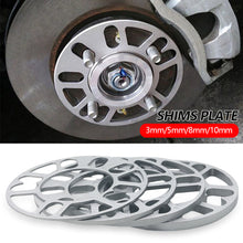 Load image into Gallery viewer, Universal Car Wheel Spacer 3mm 5mm 8mm 10mm Alloy Aluminum Hub Centric Spacer for 4x100 4x114.3 5x100 5x108 5x114.3 5x120 ET Offset Adjuster