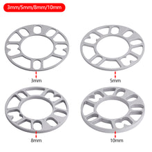 Load image into Gallery viewer, Universal Car Wheel Spacer 3mm 5mm 8mm 10mm Alloy Aluminum Hub Centric Spacer for 4x100 4x114.3 5x100 5x108 5x114.3 5x120 ET Offset Adjuster