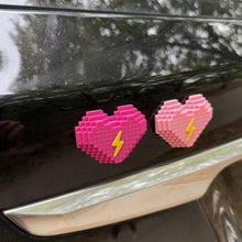 Load image into Gallery viewer, Cartoon Heart Car Sticker for Trunk Door Bumper Soft Rubber Anti-Collision Decal Cute Vehicle Exterior Decoration Self-Adhesive