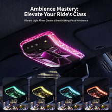 Load image into Gallery viewer, Car Reading Light Crystal Frame Double Layer Translucent Trim Interior Atmosphere Lamp Upgrade For Mercedes E300 GLC260 S-Class EQE