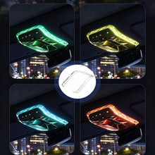 Load image into Gallery viewer, Car Reading Light Crystal Frame Double Layer Translucent Trim Interior Atmosphere Lamp Upgrade For Mercedes E300 GLC260 S-Class EQE