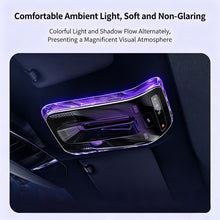 Load image into Gallery viewer, Car Reading Light Crystal Frame Double Layer Translucent Trim Interior Atmosphere Lamp Upgrade For Mercedes E300 GLC260 S-Class EQE