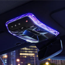 Load image into Gallery viewer, Car Reading Light Crystal Frame Double Layer Translucent Trim Interior Atmosphere Lamp Upgrade For Mercedes E300 GLC260 S-Class EQE