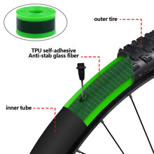 Load image into Gallery viewer, 2.3m Self-Adhesive Anti-Puncture Tire Liner for 700cx18-32 /1.95-2.125 /2.4-3.0 Bike Puncture Protection Strip for MTB Road Bike