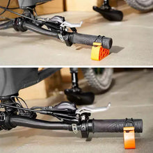 Load image into Gallery viewer, 2Pcs Multifunctional Bicycle Handlebar Repair Stand Bike Maintenance Bracket Clip-On Stabilizer for MTB Front Wheel Cycling Repair Tool