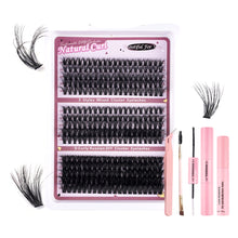 Load image into Gallery viewer, Individual Lashes 30-100D 240 Clusters Lashes Natural Look Mixed DIY Eyelash Extension Volume Lash Clusters Eyelashes Set