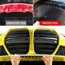 Load image into Gallery viewer, 8Pcs 35cm x 2.8cm Car Front Bumper Guard Anti-Scratch Kit Scrape Protect Skid Plate Automobile Front Lip Anti-collision Decorative Strip