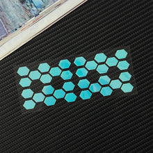 Load image into Gallery viewer, 24.5cmx9.3cm Motorcycle Helmets Reflective Invisible Stickers Simple And Effective Reflective Tape For Helmets Bikes