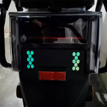Load image into Gallery viewer, 24.5cmx9.3cm Motorcycle Helmets Reflective Invisible Stickers Simple And Effective Reflective Tape For Helmets Bikes