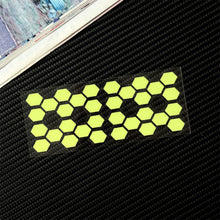 Load image into Gallery viewer, 24.5cmx9.3cm Motorcycle Helmets Reflective Invisible Stickers Simple And Effective Reflective Tape For Helmets Bikes