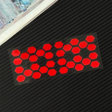 Load image into Gallery viewer, 24.5cmx9.3cm Motorcycle Helmets Reflective Invisible Stickers Simple And Effective Reflective Tape For Helmets Bikes