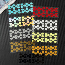 Load image into Gallery viewer, 24.5cmx9.3cm Motorcycle Helmets Reflective Invisible Stickers Simple And Effective Reflective Tape For Helmets Bikes