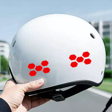 Load image into Gallery viewer, 24.5cmx9.3cm Motorcycle Helmets Reflective Invisible Stickers Simple And Effective Reflective Tape For Helmets Bikes