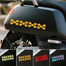 Load image into Gallery viewer, 24.5cmx9.3cm Motorcycle Helmets Reflective Invisible Stickers Simple And Effective Reflective Tape For Helmets Bikes