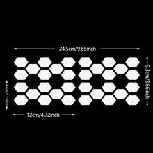 Load image into Gallery viewer, 24.5cmx9.3cm Motorcycle Helmets Reflective Invisible Stickers Simple And Effective Reflective Tape For Helmets Bikes