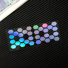 Load image into Gallery viewer, 24.5cmx9.3cm Motorcycle Helmets Reflective Invisible Stickers Simple And Effective Reflective Tape For Helmets Bikes