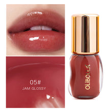 Load image into Gallery viewer, Soft Jelly Lip Gloss Mirror Water Gloss Lip Oil Moisturizing Nourishing Lip Makeup Cosmetics Glossy Naturally Plump Lip Oil