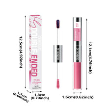 Load image into Gallery viewer, Pearlescent Blue Double Head Tear Off Matte Lip Glaze Waterproof Non Stick Cup Peel Off Lipliner Women Makeup Cosmetics